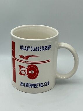 Star Trek TNG Enterprise NCC-1701-D Technical Specs Mug Creation Convention